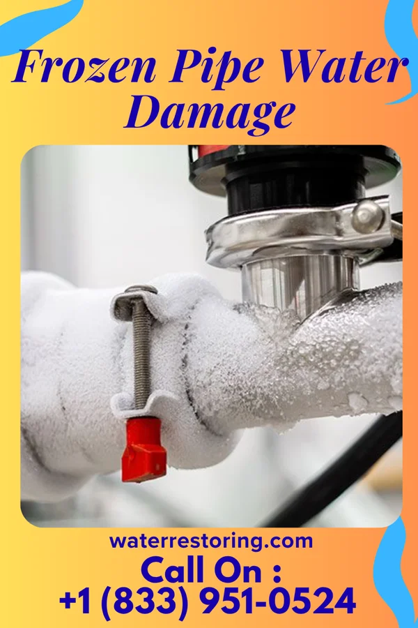 Frozen Pipe Water Damage in Junior, WV